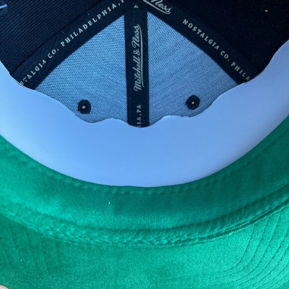 MITCHELL & NESS LOS ANGELES DODGERS SNAPBACK HAT Black Adjustable Structured NEW - Picture 6 of 6